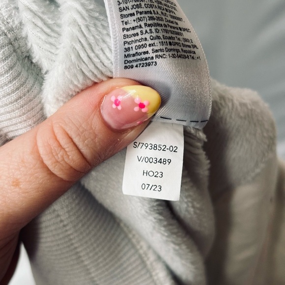 Athleta Cozy Karma High Rise Zip Pant Gray/White size Large - Picture 16 of 16